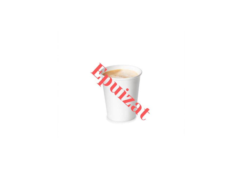 Pahar hârtie Pahare albe BIO 250ml - 80 buc - greenstic.ro