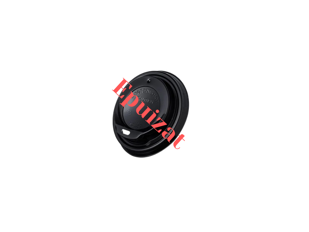 Pahar Capac negru pentru pahar de cafea ⌀90 mm - 100 buc/set - greenstic.ro