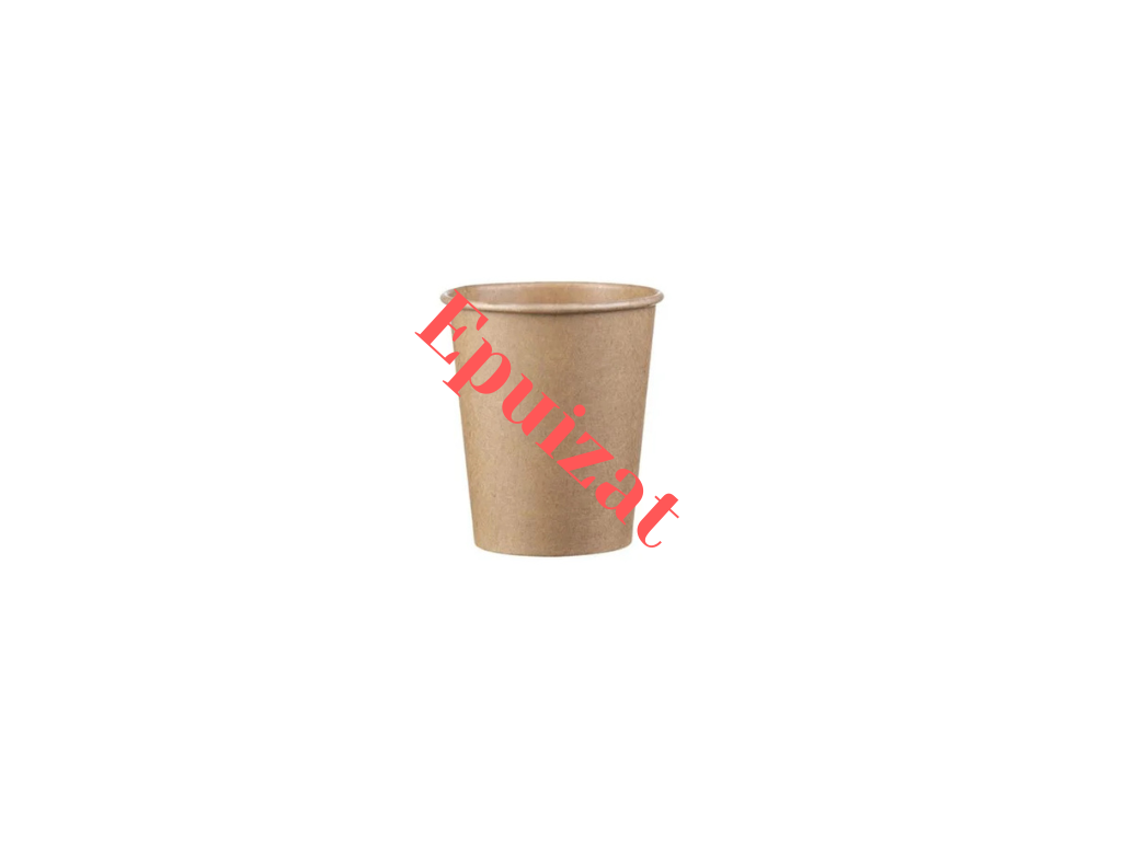 Pahar kraft din hârtie 250 ml - 50 buc - greenstic.ro