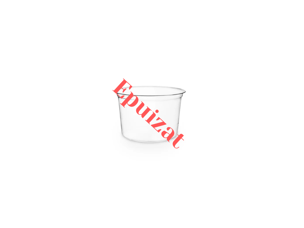 Recipipient din PLA rotund DELI - 16oz 470 ml - 50 Buc/Set - greenstic.ro