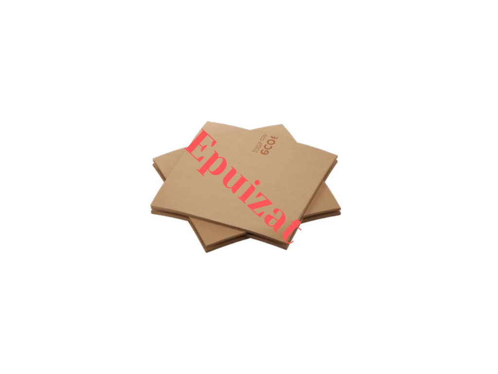 Șervețele GS eco șervețele maro 20x20 cm - 180 buc - greenstic.ro