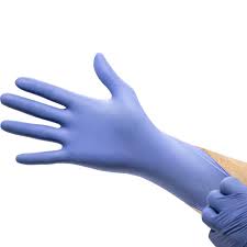 Mănuși din nitril albastru fără pulbere "M" - 100 buc