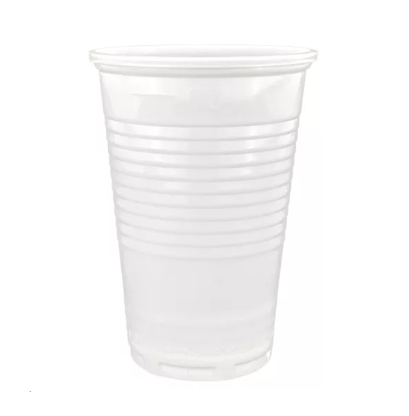  Pahar de unică folosință din plastic alb 220 ml- 100Buc/Set - greenstic.ro