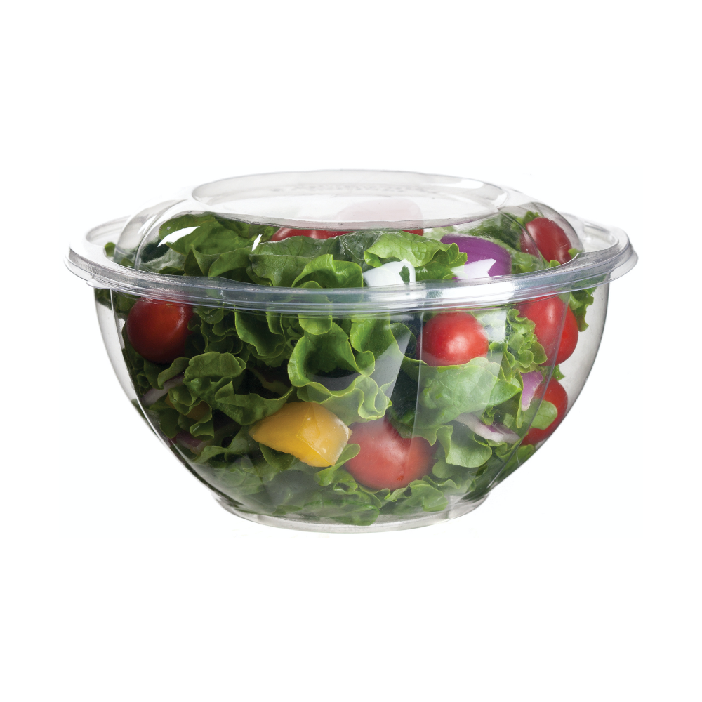 Salată Bol salată BIO din PLA cu capac  (940 ml) - 50 buc - greenstic.ro