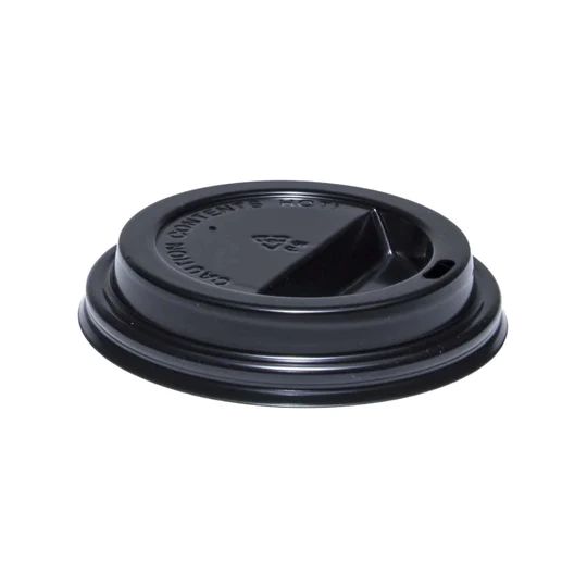 Pahar Capac negru pentru pahar din hârtie (62 mm- 4 oz) - 50 Buc - greenstic.ro