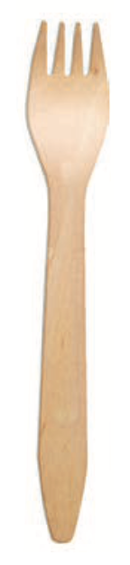 Furculita lemn 165 mm - 100 Buc