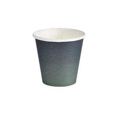 Pahar de hârtie de tranziție verde/albastru urban 18 cl - 40 Buc